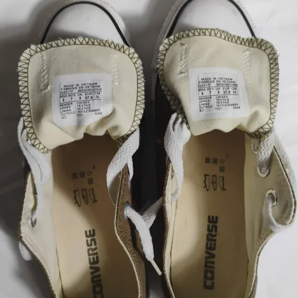 Converse Chuck Taylor All Star Brown Low Top Sneakers Women’s 7 - Picture 3 of 4